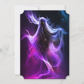 Volwassen Halloween Party Blauw Paarse Roze Ghost Kaart (Achterkant)