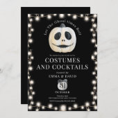 Volwassen Halloween Party Gotische Pompoen Gezicht Kaart (Voorkant / Achterkant)