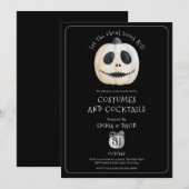 Volwassen Halloween Party Gotische Pompoen Gezicht Kaart (Voorkant / Achterkant)