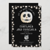 Volwassen Halloween Party Gotische Pompoen Gezicht Kaart (Voorkant / Achterkant)