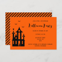 Volwassen Halloween Party Haunted House Zwart Sina Kaart