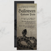 Volwassen Halloween Party Serpent Uitnodiging (Voorkant / Achterkant)