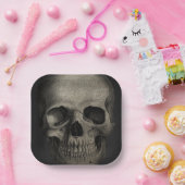 Volwassen Halloween Party Skulkl Papieren Bordje (Feest)