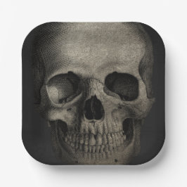 Volwassen Halloween Party Skulkl Papieren Bordje