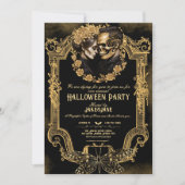 Volwassen Halloween Party Skull Lovers Gotisch Gou Kaart (Voorkant)