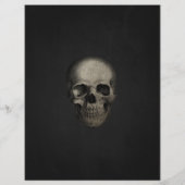 Volwassen Halloween Party Skull Zwart Flyer (Achterkant)