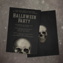Volwassen Halloween Party Skull Zwart
