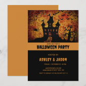 Volwassen Halloween Party spookhuis Kaart (Voorkant / Achterkant)