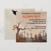 Volwassen Halloween Party Spooky Cemetery Kaart (Voorkant / Achterkant)