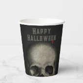 Volwassen Halloween Party Spooky Skull Papieren Bekers (Achterkant)