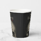 Volwassen Halloween Party Spooky Skull Papieren Bekers (Rechts)