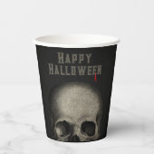 Volwassen Halloween Party Spooky Skull Papieren Bekers (Voorkant)