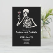 Volwassen Halloween Party Uitnodiging Sjabloon (Staand voorkant)