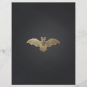 Volwassen Halloween Party Vampier Vleermuis Uitnod Flyer (Achterkant)