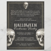 Volwassen Halloween  Skull Party Flyer (Voorkant)