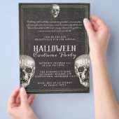 Volwassen Halloween  Skull Party Flyer (Hand)