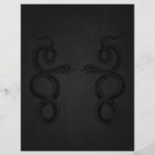 Volwassen Halloween  Slangenfeest Flyer (Achterkant)