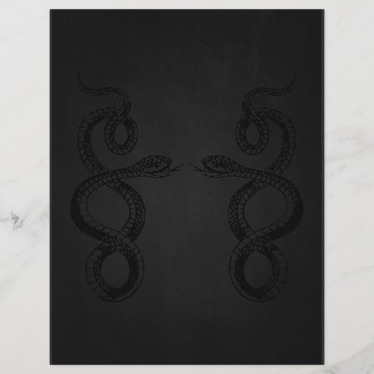 Volwassen Halloween  Slangenfeest Flyer (Achterkant)