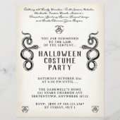 Volwassen Halloween  Slangenfeest Flyer (Voorkant)