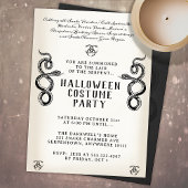 Volwassen Halloween Slangenfeest Kaart