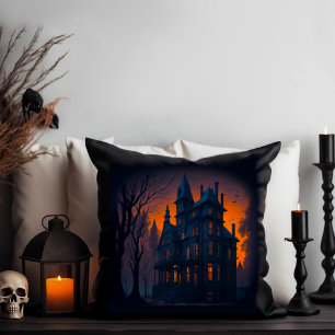 Volwassen Halloween spookhuis Kussen