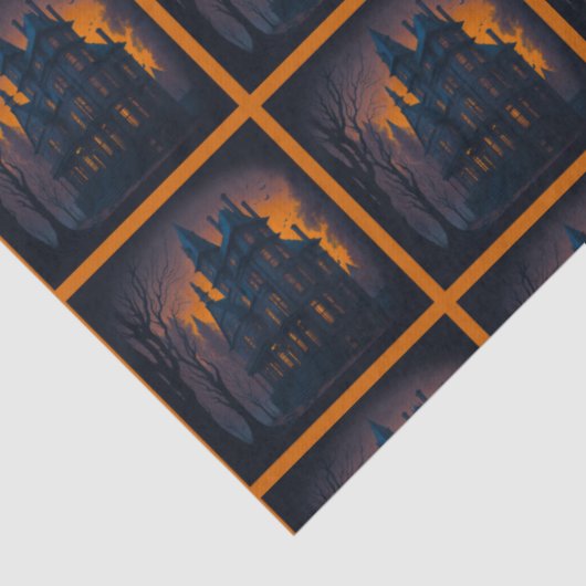 Volwassen Halloween spookhuis Tissuepapier (Detail)