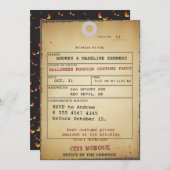 Volwassen Halloween Toe Label Bash Nieuwe Schone F Kaart (Voorkant / Achterkant)