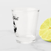 Volwassen Halloween Trick or treat pompoen gezicht Shot Glas (Rechts)