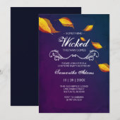 Volwassen Halloween Uitnodigingen Kostuum Party Pa (Voorkant / Achterkant)