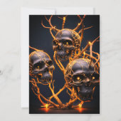 Volwassen Halloween Verjaardagsfeestje Neon Schede Kaart (Achterkant)