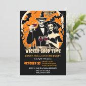 Volwassen Halloween wicked goede tijd kostuum part Kaart (Staand voorkant)