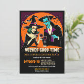 Volwassen Halloween wicked goede tijd kostuum part Kaart (Staand voorkant)