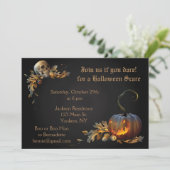 Volwassen Halloweenfeest Kaart (Staand voorkant)