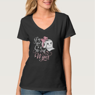 Volwassen humor gênant in geen goede Wiper-app T-shirt