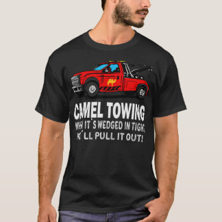 Volwassen humor kameel slepen t-shirt