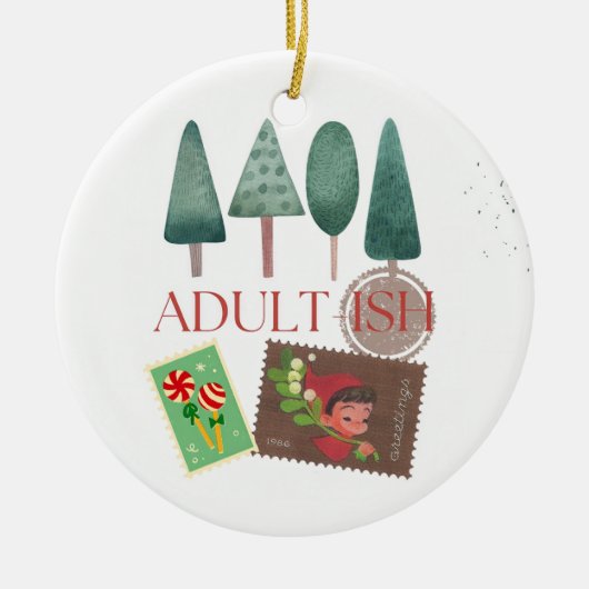 Volwassen humor keramisch ornament (Voorkant)