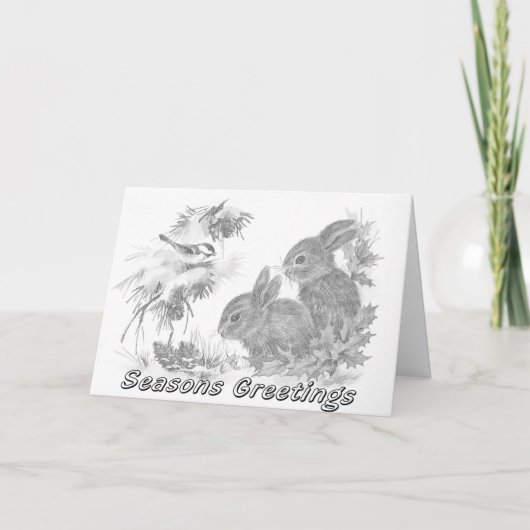 Volwassen kerstkaart feestdagen kaart (Voorkant)