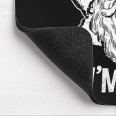 Volwassen Kerstmis Vraag je moeder of ik echte ker Muismat (Hoek)