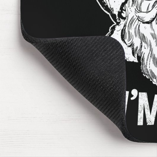 Volwassen Kerstmis Vraag je moeder of ik echte ker Muismat (Hoek)