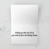 **VOLWASSEN KERSTMISSE PRET** KAART VOOR VOLWASSEN (Binnen)