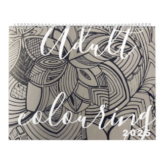 Volwassen kleurboek kalender 2005 als vervolg
