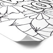 Volwassen kleuren -"Ik groeide sterker met..." Pos Poster (Hoek)