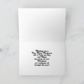 Volwassen kleuren kerst Kaart (Binnen)