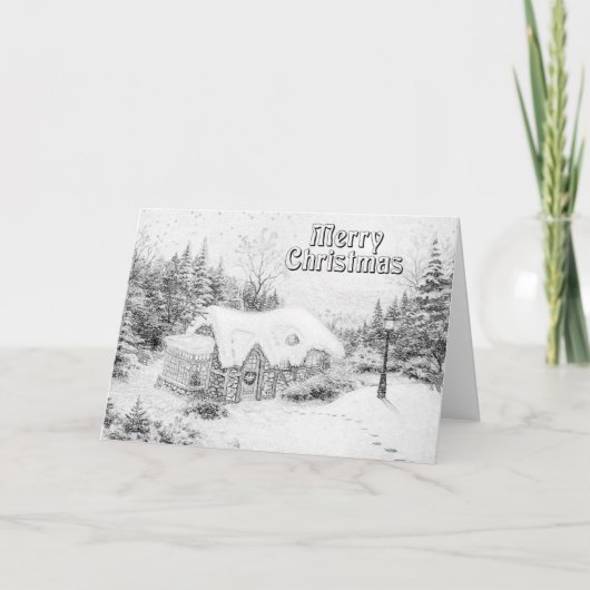 Volwassen kleuren kerst Kaart (Voorkant)