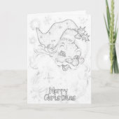 Volwassen kleuren kerst Kaart (Voorkant)