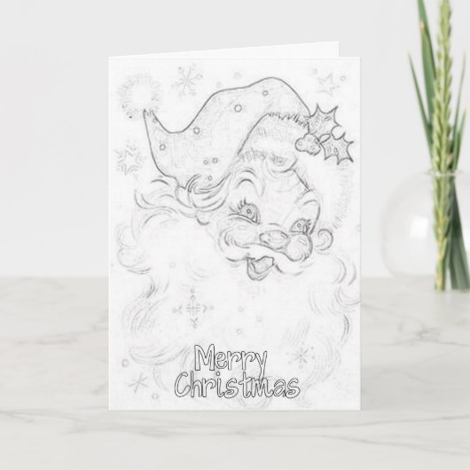 Volwassen kleuren kerst Kaart (Voorkant)