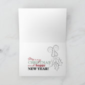 Volwassen kleuren kerstkaart feestdagen kaart (Binnen)