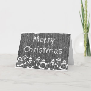 Volwassen kleuren: kerstkaartje Gingerbrood Feestdagen Kaart