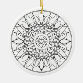 Volwassen kleuren Mandala Ornament