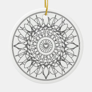 Volwassen kleuren Mandala Ornament